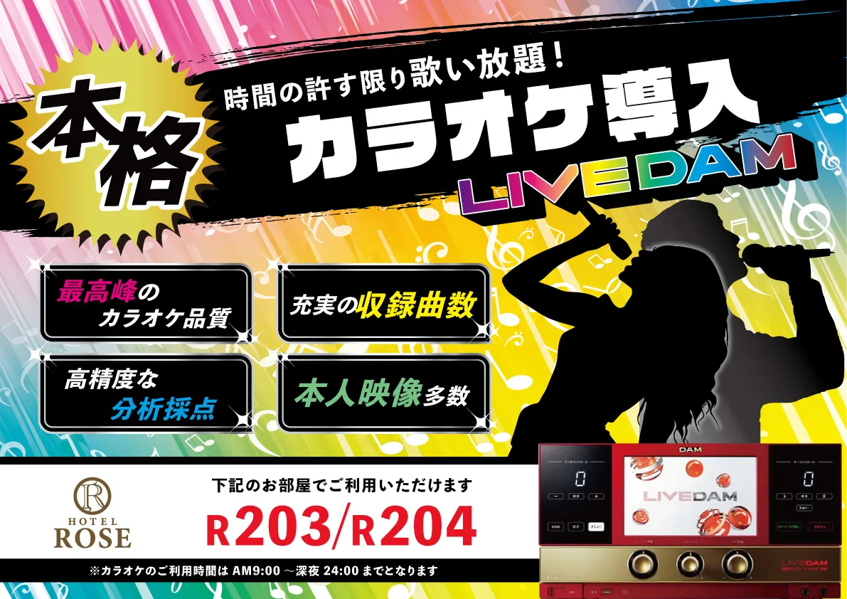 カラオケ導入LIVEDAM
